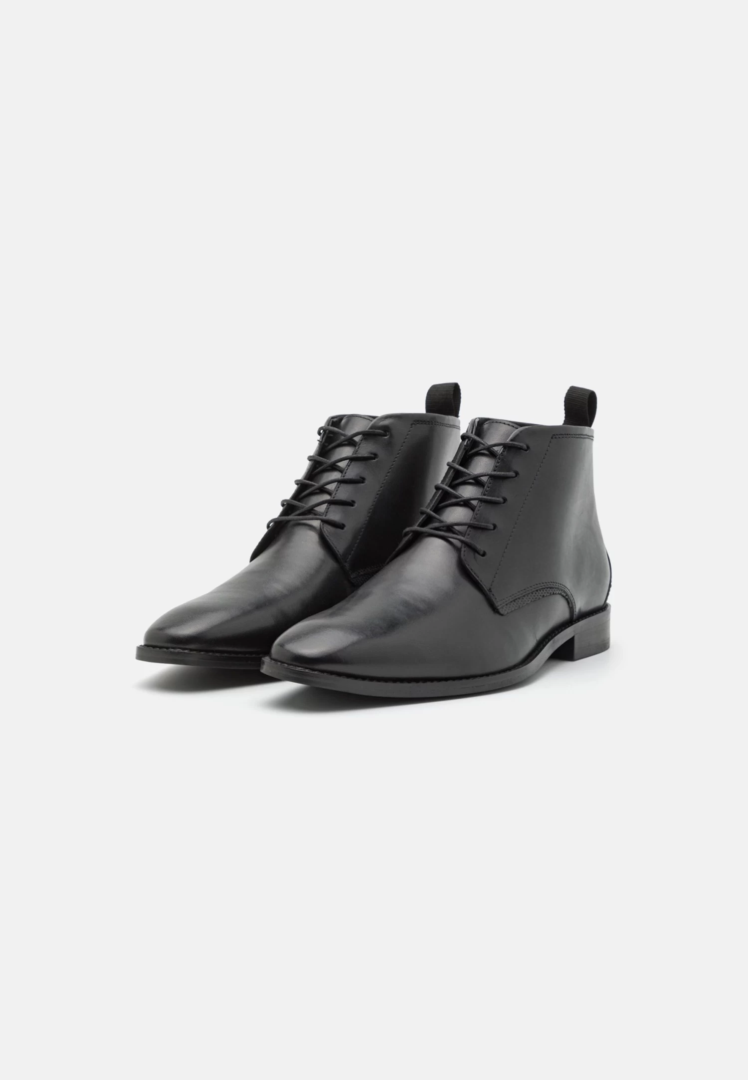 Pier One Leather - Botines Con Cordones - Black 4 Pier One Leather - Botines Con Cordones - Black - Imagen 2