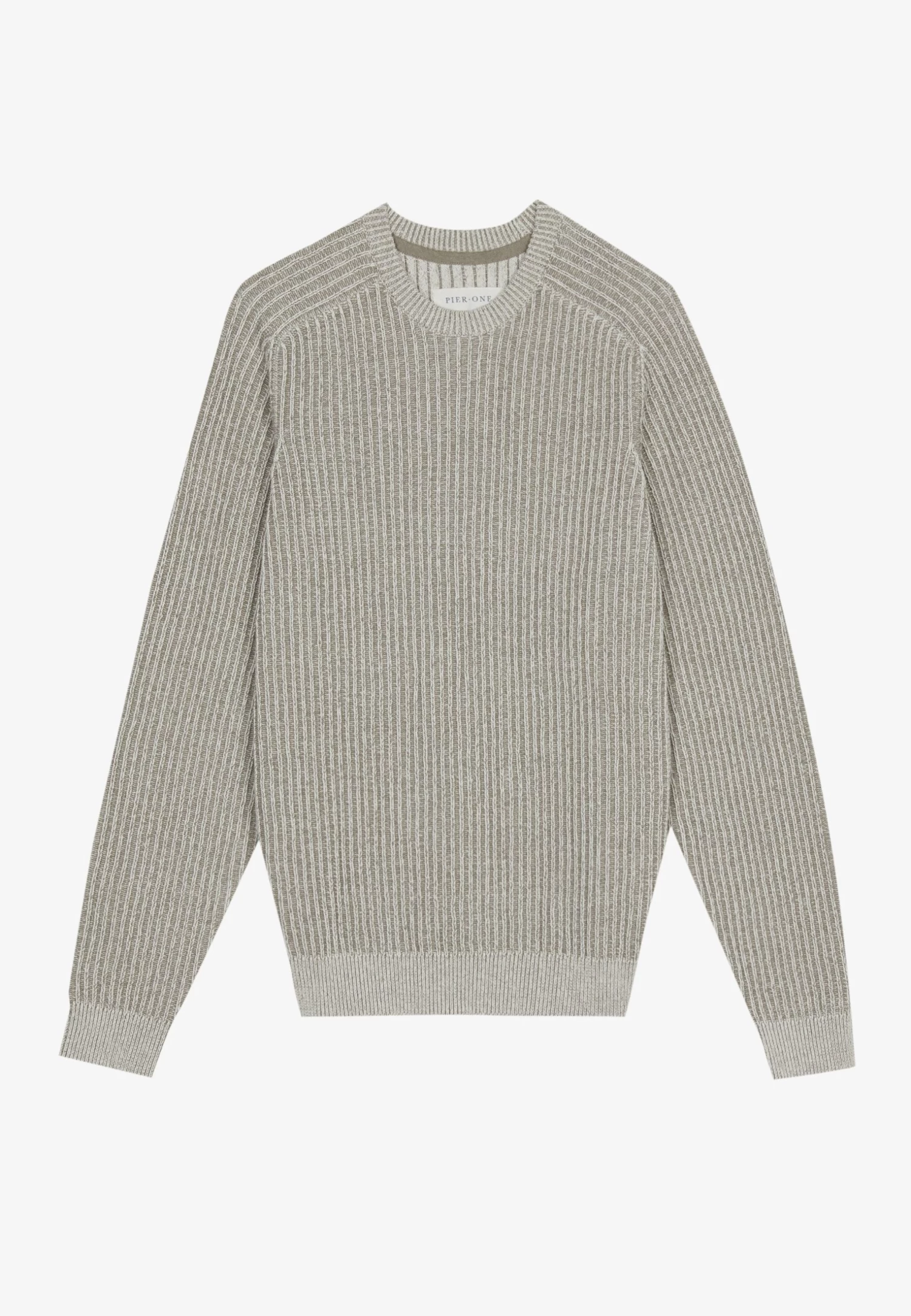 Pier One Jersey De Punto - Mottled Light Grey 7 Pier One Jersey De Punto - Mottled Light Grey - Imagen 5