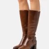 Pier One Leather - Botas - Dark Brown -Pier One Ventas b4d8e5db52414a5d8ff4c43b8e02fa77