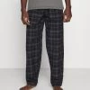 Pier One Pantalón De Pijama - Black/Blue -Pier One Ventas b527a652e7324f71b5550e53fc0bfef6