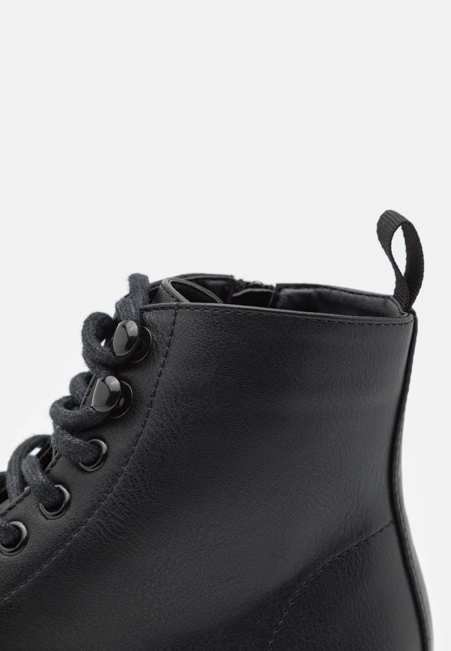 Pier One Unisex - Botines Con Cordones - Black 8 Pier One Unisex - Botines Con Cordones - Black - Imagen 6