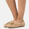 Pier One Leather- Mocasines - Beige -Pier One Ventas b955e0d1f7554eeca19600967345c190
