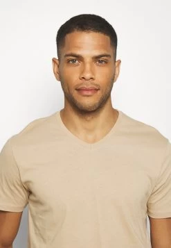 Pier One 3 Pack - Camiseta Básica - Khaki/Tan/Dark Blue -Pier One Ventas bbffca6578f845cdab35cb6a6e69d608