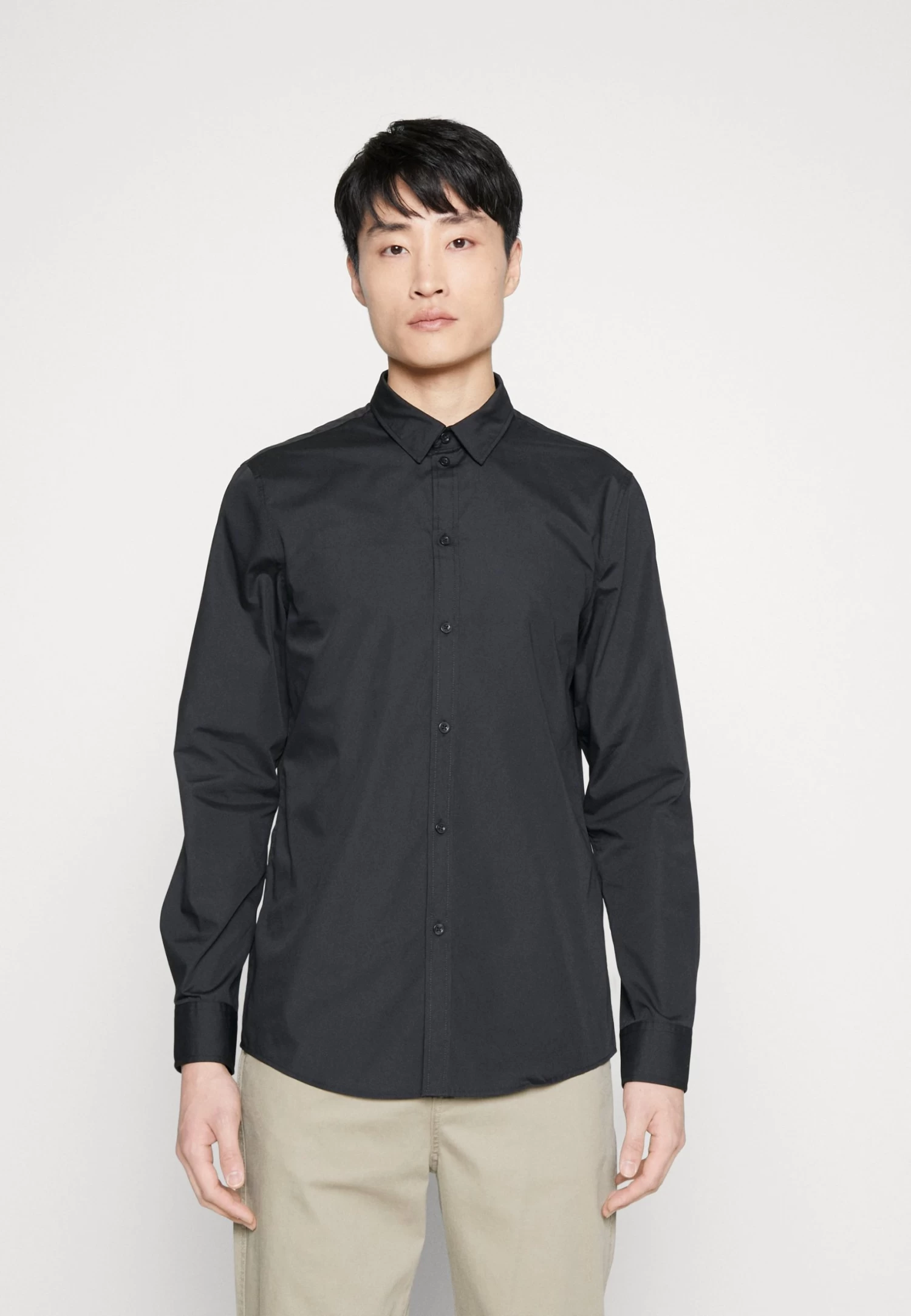 Pier One 2 Pack - Camisa Elegante - Black 4 Pier One 2 Pack - Camisa Elegante - Black - Imagen 2