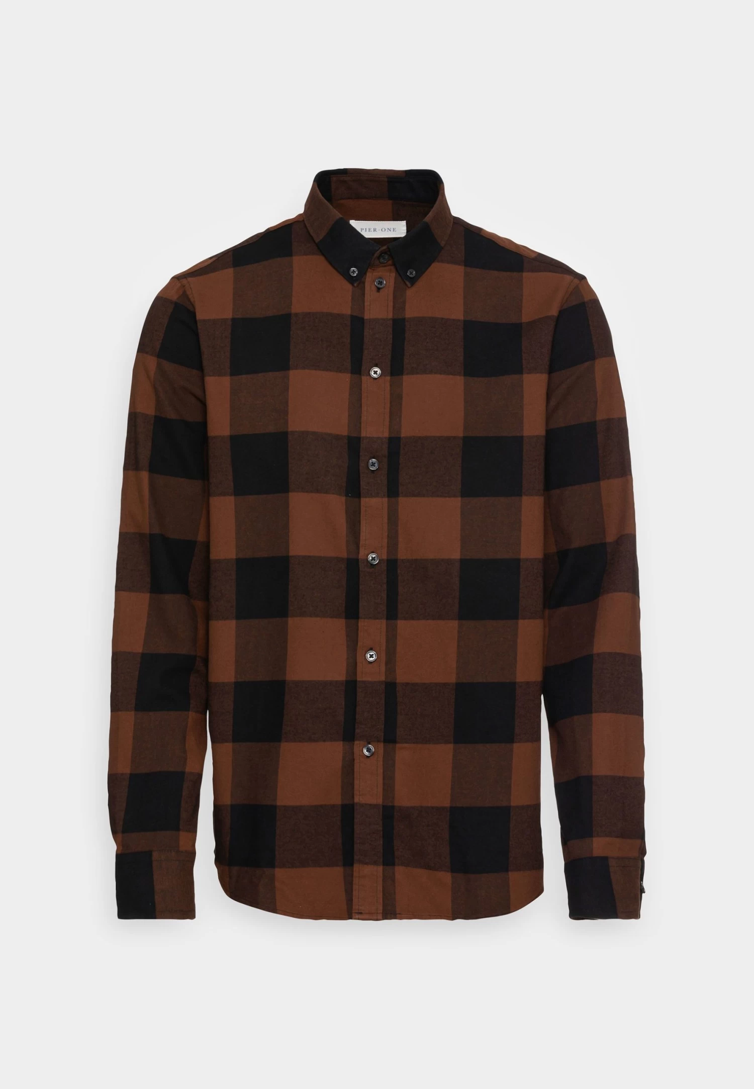 Pier One Camisa - Black/Brown 3 Pier One Camisa - Black/Brown