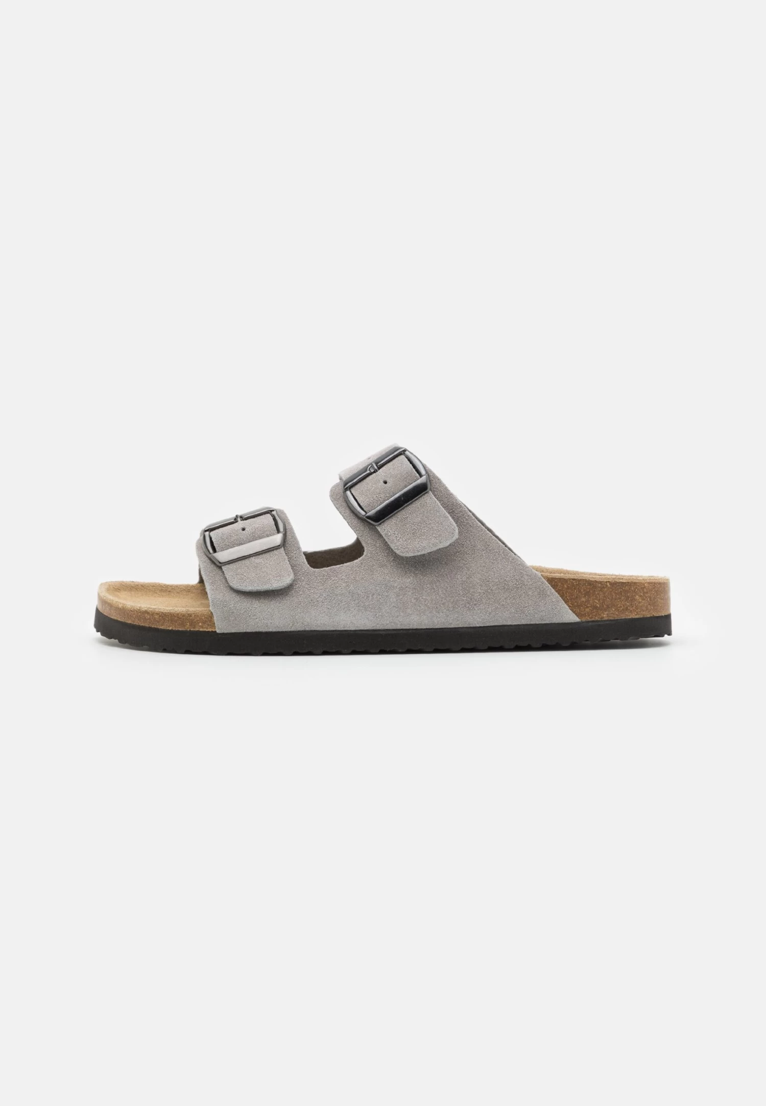 Pier One Leather Unisex - Pantuflas - Grey 3 Pier One Leather Unisex - Pantuflas - Grey