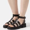 Pier One Leather - Sandalias - Black -Pier One Ventas cf4ef6f0962544c1bf71654be592e09b