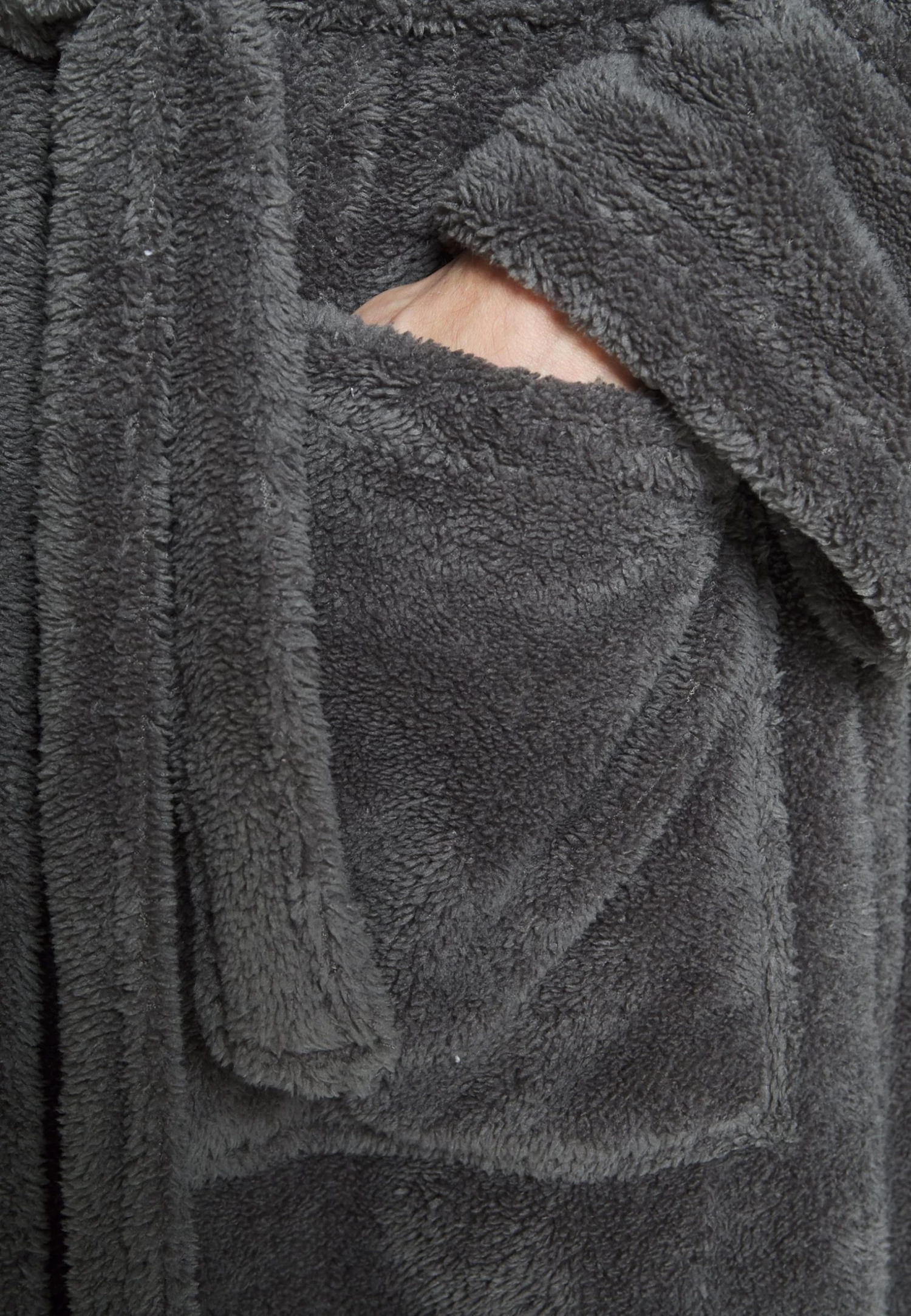 Pier One Albornoz - Dark Gray 8 Pier One Albornoz - Dark Gray - Imagen 6