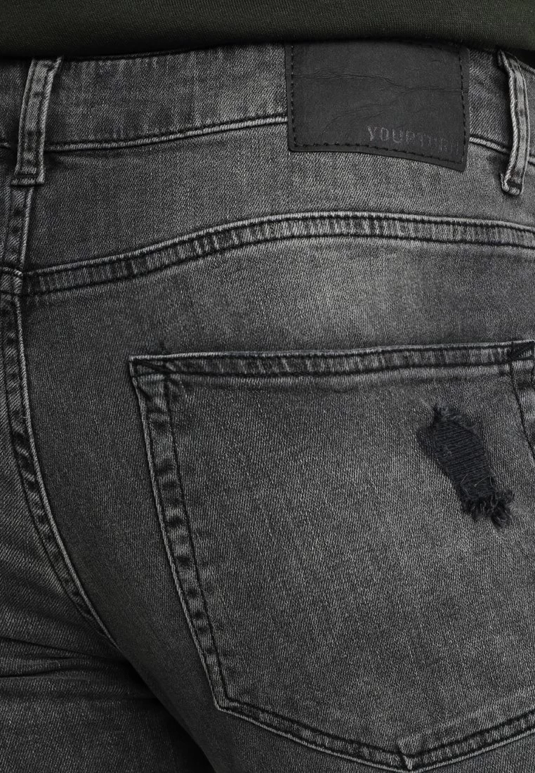 Pier One Vaqueros Pitillo - Black Denim 8 Pier One Vaqueros Pitillo - Black Denim - Imagen 6