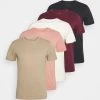 Pier One 5 Pack - Camiseta Básica - White/Beige/Bordeaux 2 Pier One 5 Pack - Camiseta Básica - White/Beige/Bordeaux -Pier One Ventas e6daffffaf7146419f6e19248e6b0262