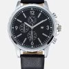 Pier One Reloj - Black/Silver-Coloured -Pier One Ventas e82b9088d16947b1aec20bc8526455b7