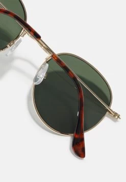 Pier One Unisex - Gafas De Sol - Gold-Coloured/Green -Pier One Ventas e92d3af19b37403e9750478796cb172c