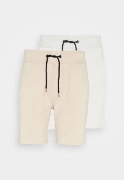 Pier One 2 Pack - Shorts - Grey/Beige -Pier One Ventas f4599e2dafe14214b9e4b26698b6585e