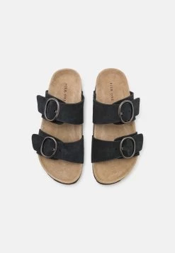 Pier One Leather - Sandalias Planas - Black -Pier One Ventas f762b063845c4843883c27c4f0d2172d