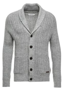 Pier One Chaqueta De Punto - Mottled Dark Grey -Pier One Ventas fba2109b74be46bdafe437909b97f227