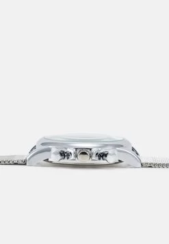 Pier One Unisex - Cronógrafo - Silver-Coloured -Pier One Ventas ff9618515ce24968894ab193a3c9974b